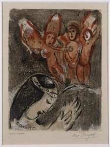 Marc Chagall - Sarah and angels
