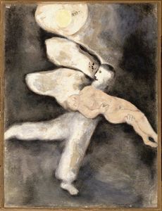 Marc Chagall - God creates Man