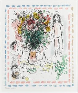 Marc Chagall - The bouquet of Queen