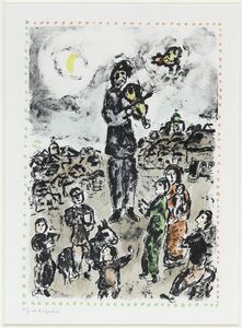 Marc Chagall - Concert on the square