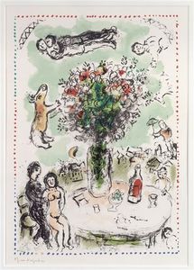 Marc Chagall - Table of lovers