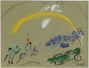 Marc Chagall - Noah and the Rainbow