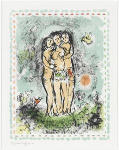 Marc Chagall - Three nudes