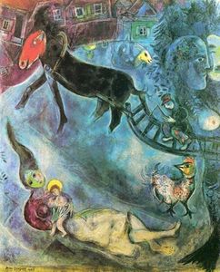 Marc Chagall - Madonna with the Sleigh