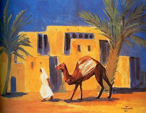 Martiros Saryan - Bedouin with a camel