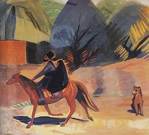 Martiros Saryan - On the horse