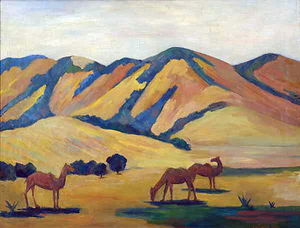 Martiros Saryan - Mountain landscape