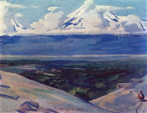 Martiros Saryan - Ararat in clouds