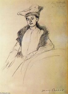 Mary Stevenson Cassatt - Portrait of Mme. Fontveille
