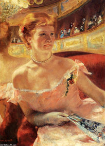 Mary Stevenson Cassatt - Woman with a Pearl Necklace