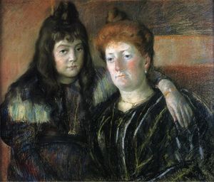 Mary Stevenson Cassatt - Madame Meerson and Her Daughter