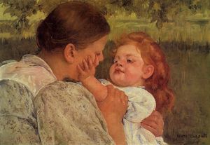 Mary Stevenson Cassatt - Maternal Caress