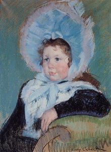 Mary Stevenson Cassatt - Dorothy in a Very Large Bonnet and a Dark Coat