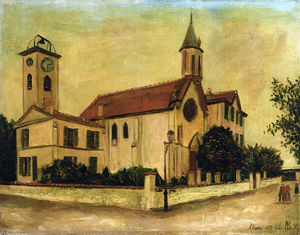 Maurice Utrillo - Beaulieu Church