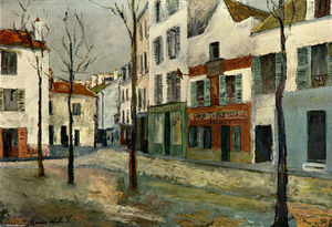 Maurice Utrillo - Square Tertre on Montmartre