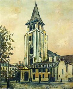 Maurice Utrillo - St. Germain Church