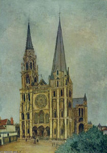 Maurice Utrillo - Chartres Cathedral