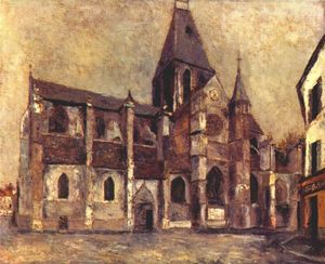 Maurice Utrillo - Church at Villiers le Bel