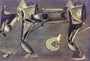 Max Ernst - A little sick horse-s leg