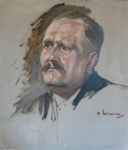 Max Liebermann - Sketch for the Portrait of Friedrich Naumann