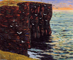 Maxime Emile Louis Maufra - The Black Cliffs at Thurso