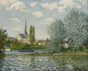 Maxime Emile Louis Maufra - The church at Little Andelys