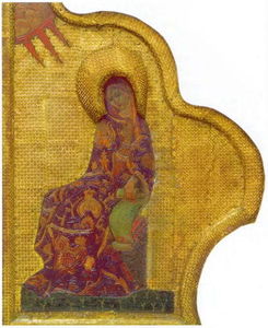 Nicholas Roerich - Annunciation. Virgin Mary.