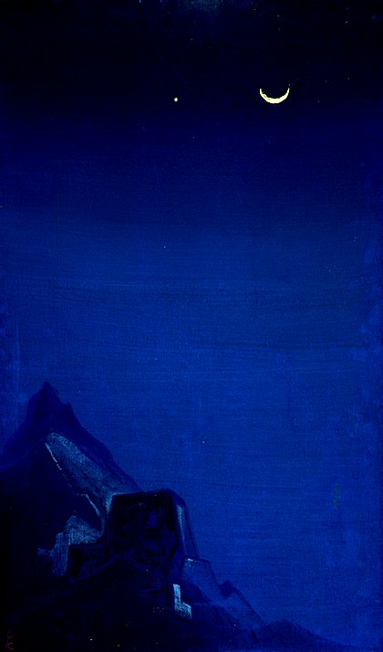  Museum Art Reproductions Spell. New moon., 1938 by Nicholas Roerich (1874-1947, Russia) | ArtsDot.com