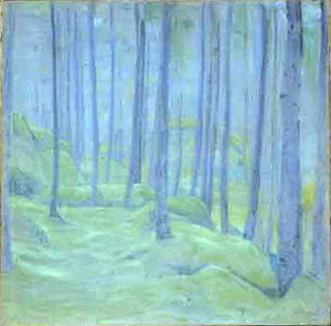 Nicholas Roerich - Mist in the forest