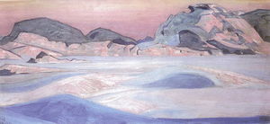 Nicholas Roerich - Winter landscape