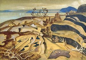 Nicholas Roerich - Karelian landscape
