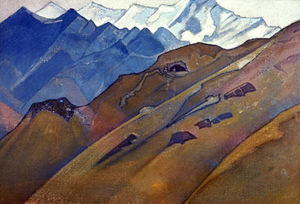 Nicholas Roerich - Milarepa-s cave