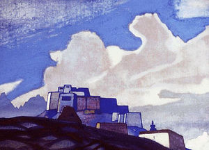 Nicholas Roerich - Monastery in the mountains
