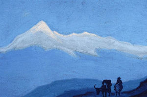 Nicholas Roerich - Lonely wanderer