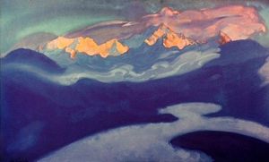 Nicholas Roerich - View of Kangchenjunga from Turpindar