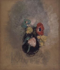Odilon Redon - Anemones and Tulips