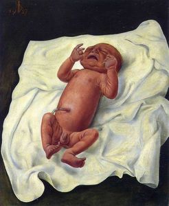 Otto Dix - Baby With Umbilical Cord