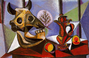 Pablo Picasso - Still life with bull-s skull