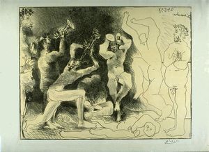 Pablo Picasso - Dance of Fauns