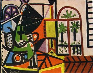 Pablo Picasso - Woman in the studio
