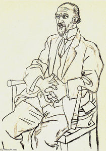 Pablo Picasso - Portrait of Erik Satie