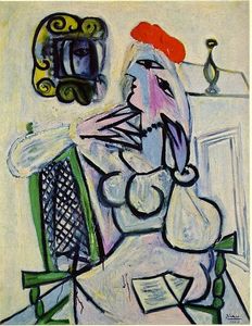 Pablo Picasso - Woman with red hat