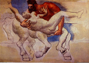 Pablo Picasso - Abduction (Nessus and Deianeira)
