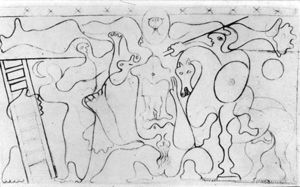 Pablo Picasso - Crucifixion (study)