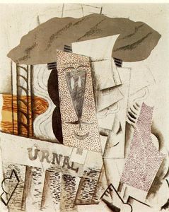 Pablo Picasso - Student with newspaper