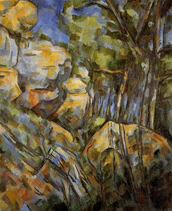 Paul Cezanne - Rocks near the Caves below the Chateau Noir