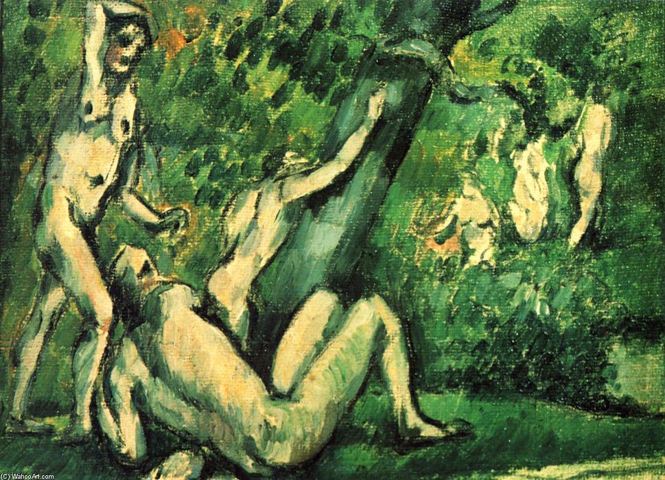  Art Reproductions Bathers, 1877 by Paul Cezanne (1839-1906, France) | ArtsDot.com