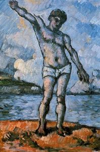 Paul Cezanne - Man Standing, Arms Extended