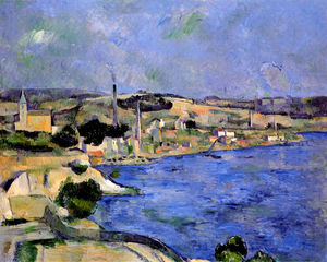 Paul Cezanne - The Bay of l-Estaque and Saint-Henri