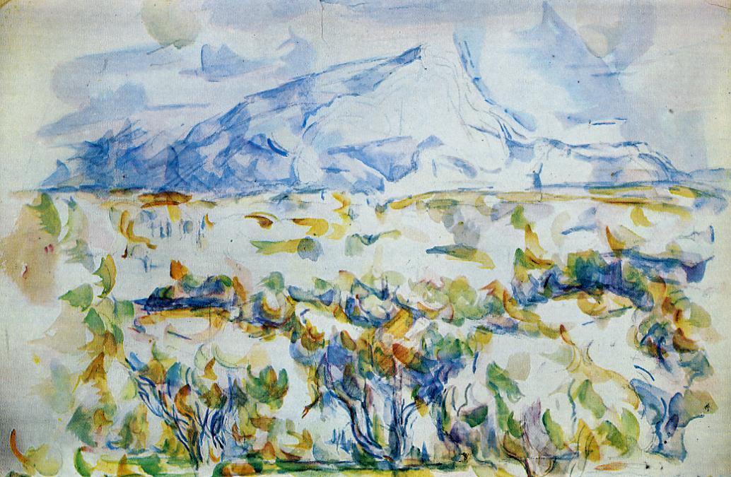  Museum Art Reproductions Mont Sainte-Victoire (9), 1890 by Paul Cezanne (1839-1906, France) | ArtsDot.com